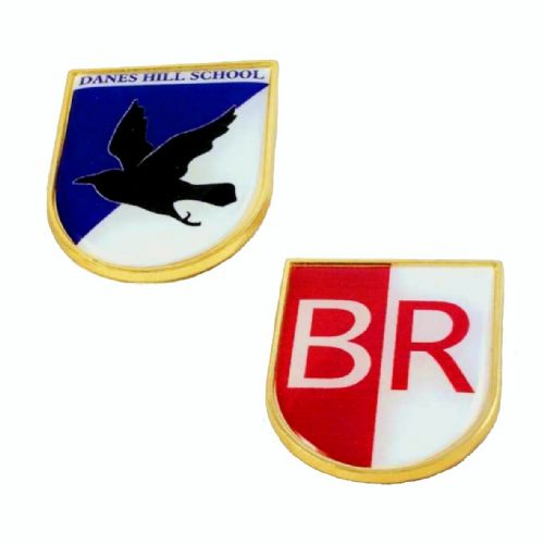 32x39mm premium gold shield badge